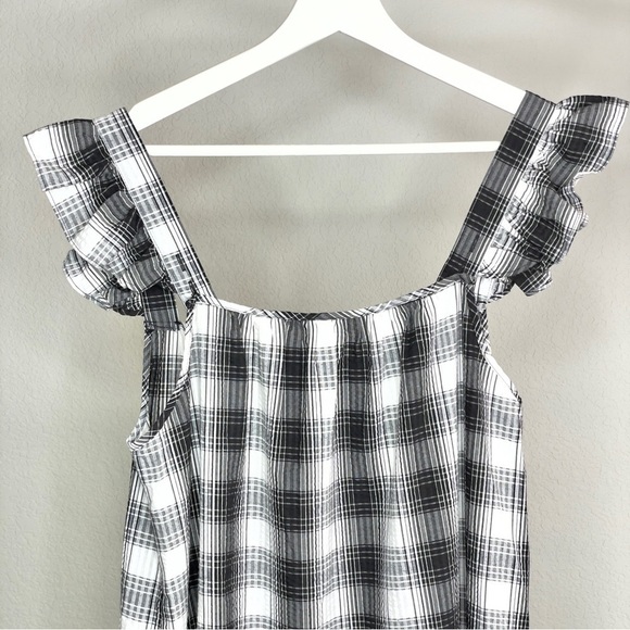 NWT BB Dakota Plaid Sleeveless Maxi Dress Size S - Picture 9 of 16